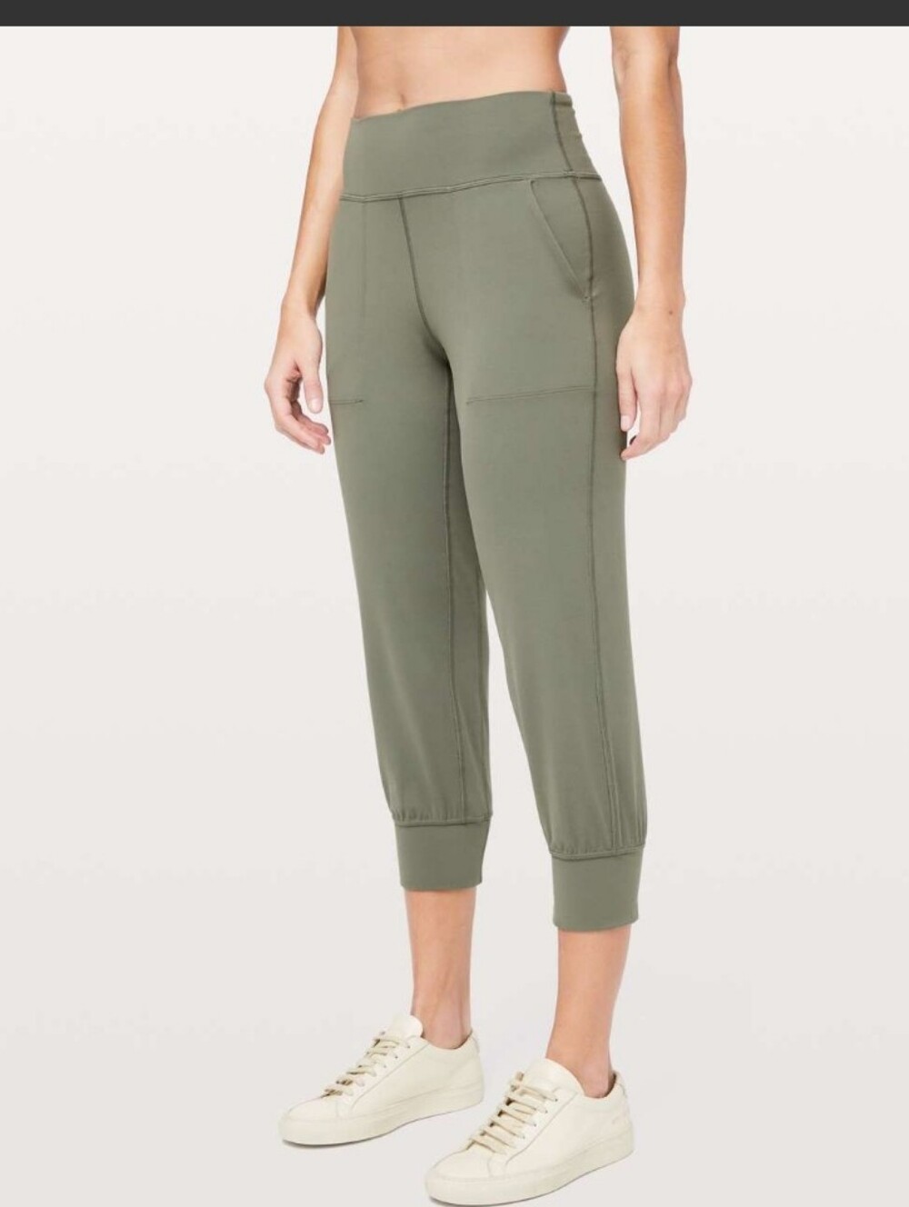 Lululemon Align Jogger Crop High-Rise Sage Pants Size 12